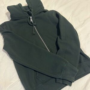 Dark Green Brandy Melville Zip Up